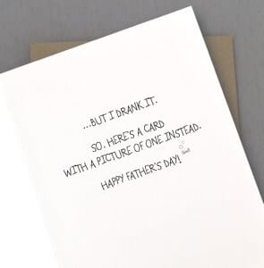 Funny Father's Day Card - Wine Gifts for Men