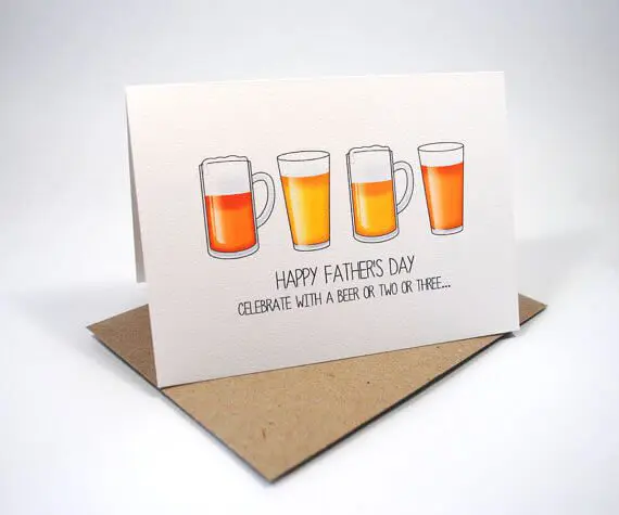 Funny Cards for Dad - Beer Gifts for Men