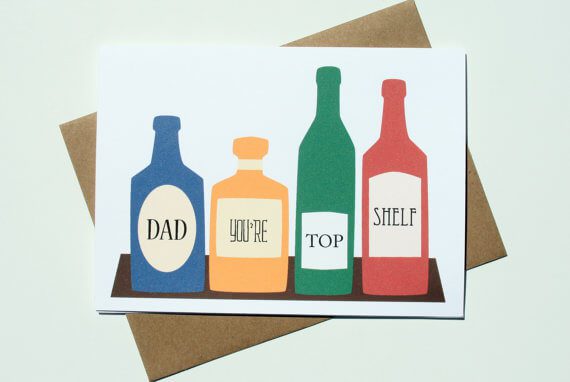 Funny Card for Dads - Whiskey Gifts for Men