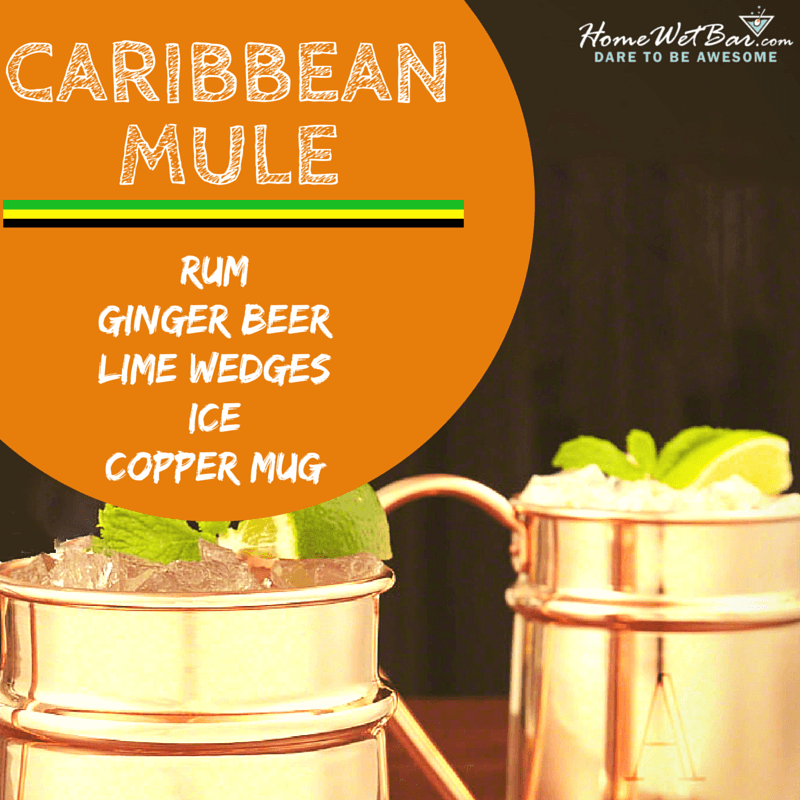 Ingredients for a Caribbean Mule