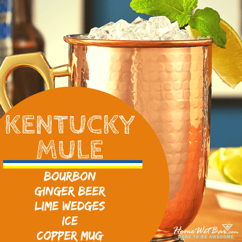 Ingredients for a Kentucky Mule
