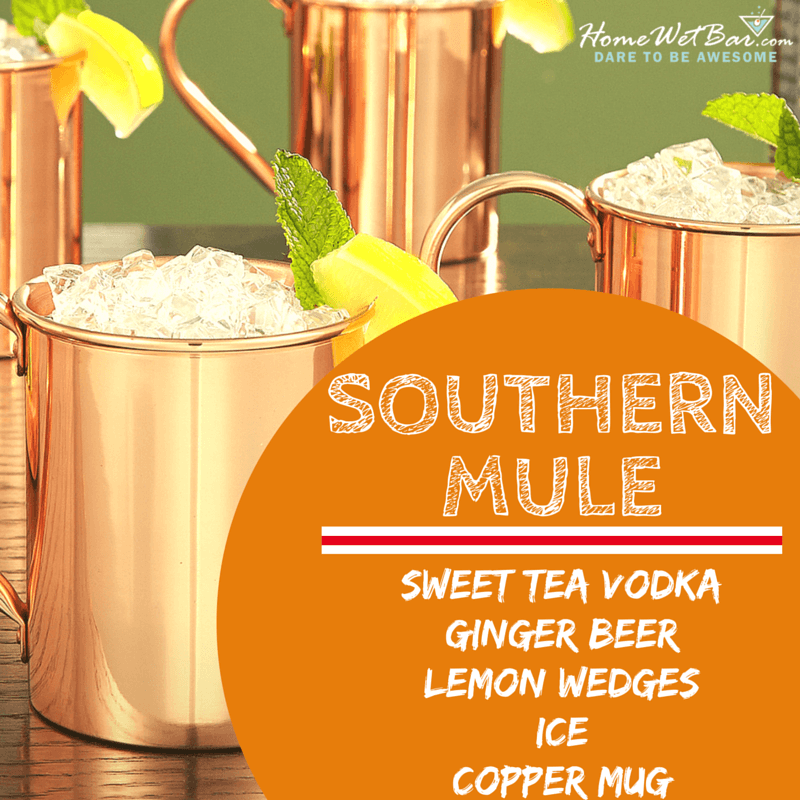 Ingredients for a Southern Mule