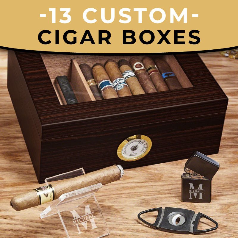 13 Custom Cigar Boxes - HomeWetBar
