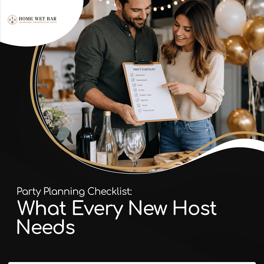 Party Planning Checklist: What Every New Host Needs - HomeWetBar