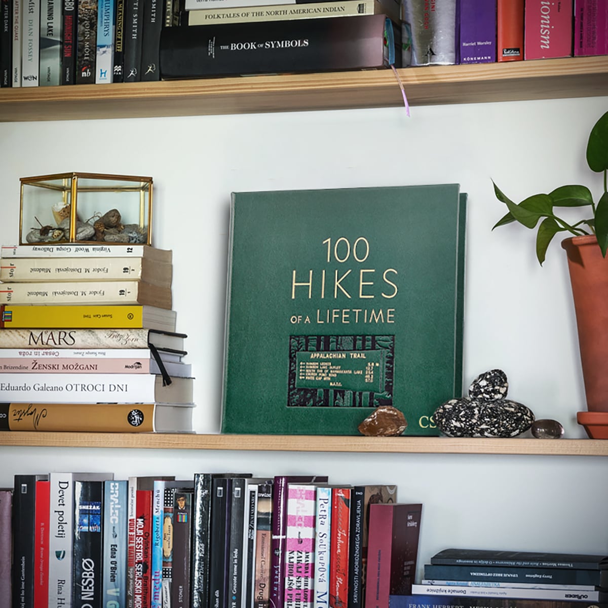 100 Hikes of a Lifetime, Personalized Leather Bound Book