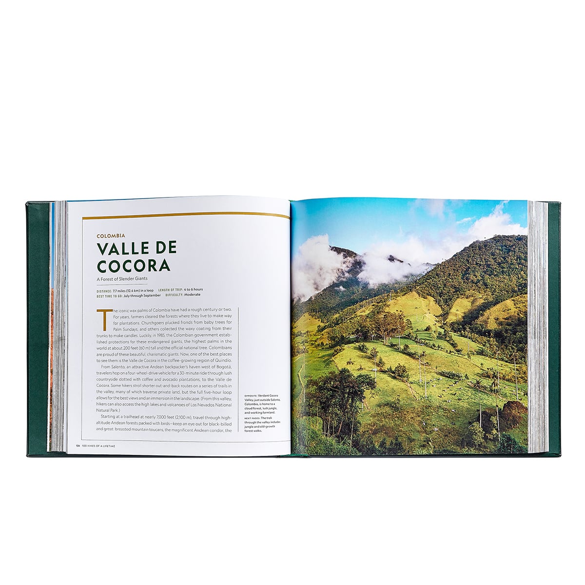 100 Hikes of a Lifetime, Personalized Leather Bound Book