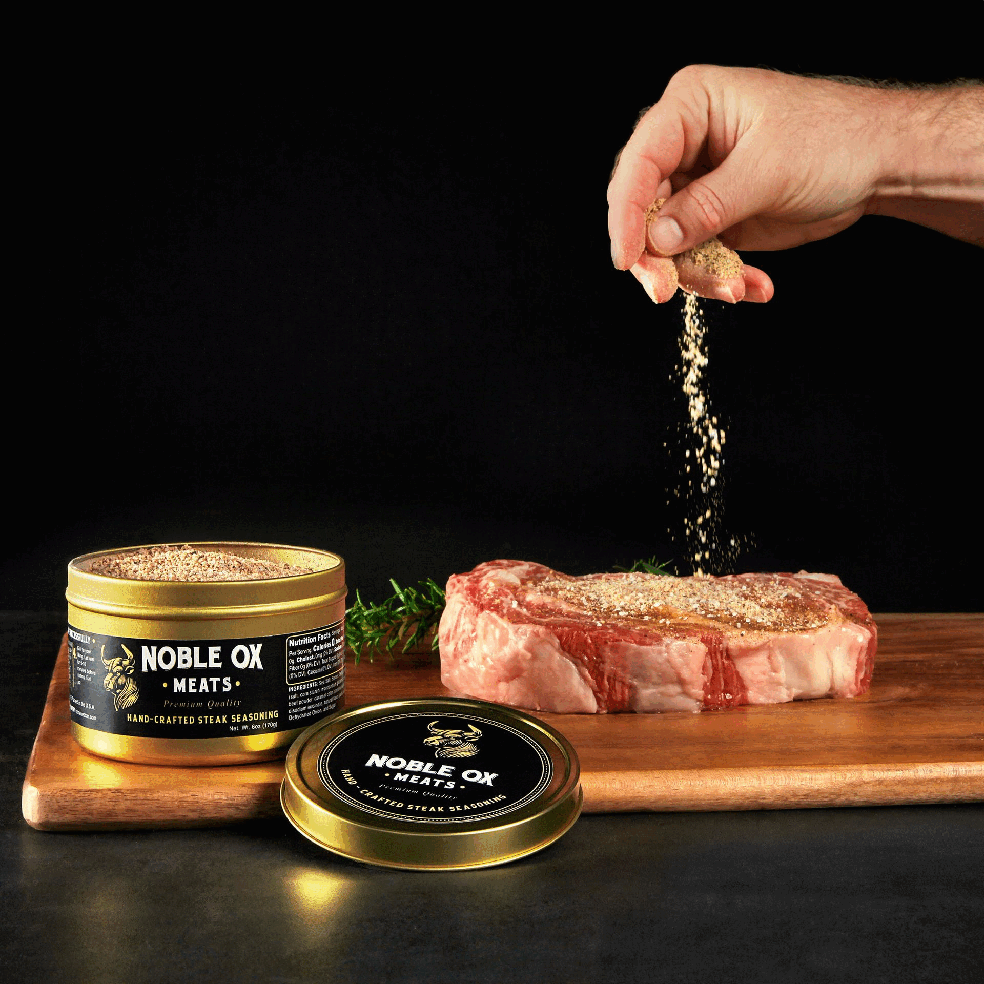 Noble Ox Hand-Crafted Steak & Meat Seasoning