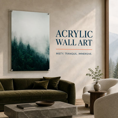 Forest on Mute Acrylic Wall Art Print