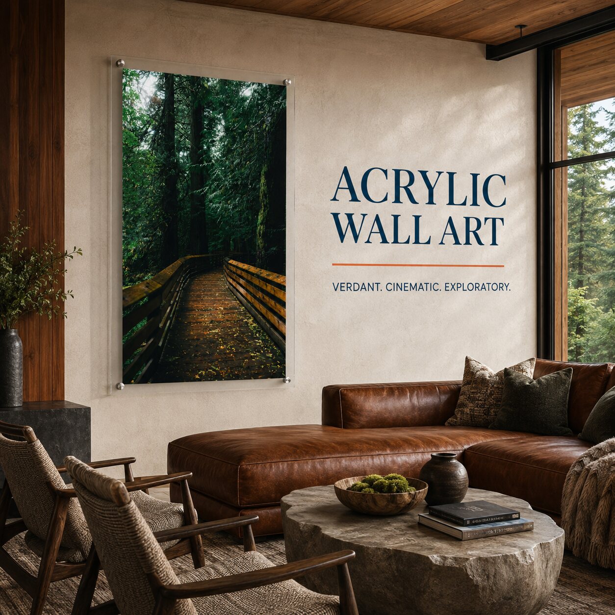 Into the Green Room Acrylic Wall Art Print