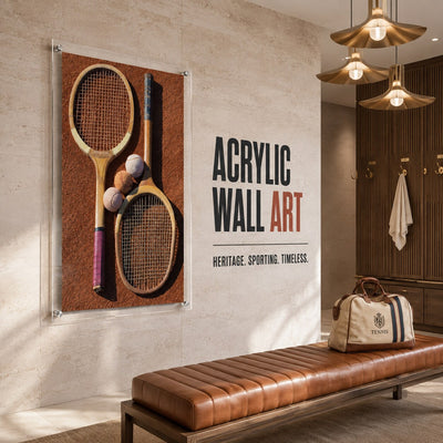 Clay Court Classics Acrylic Wall Art Print