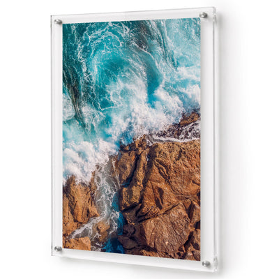 Salt Meets Stone I Acrylic Wall Art Print