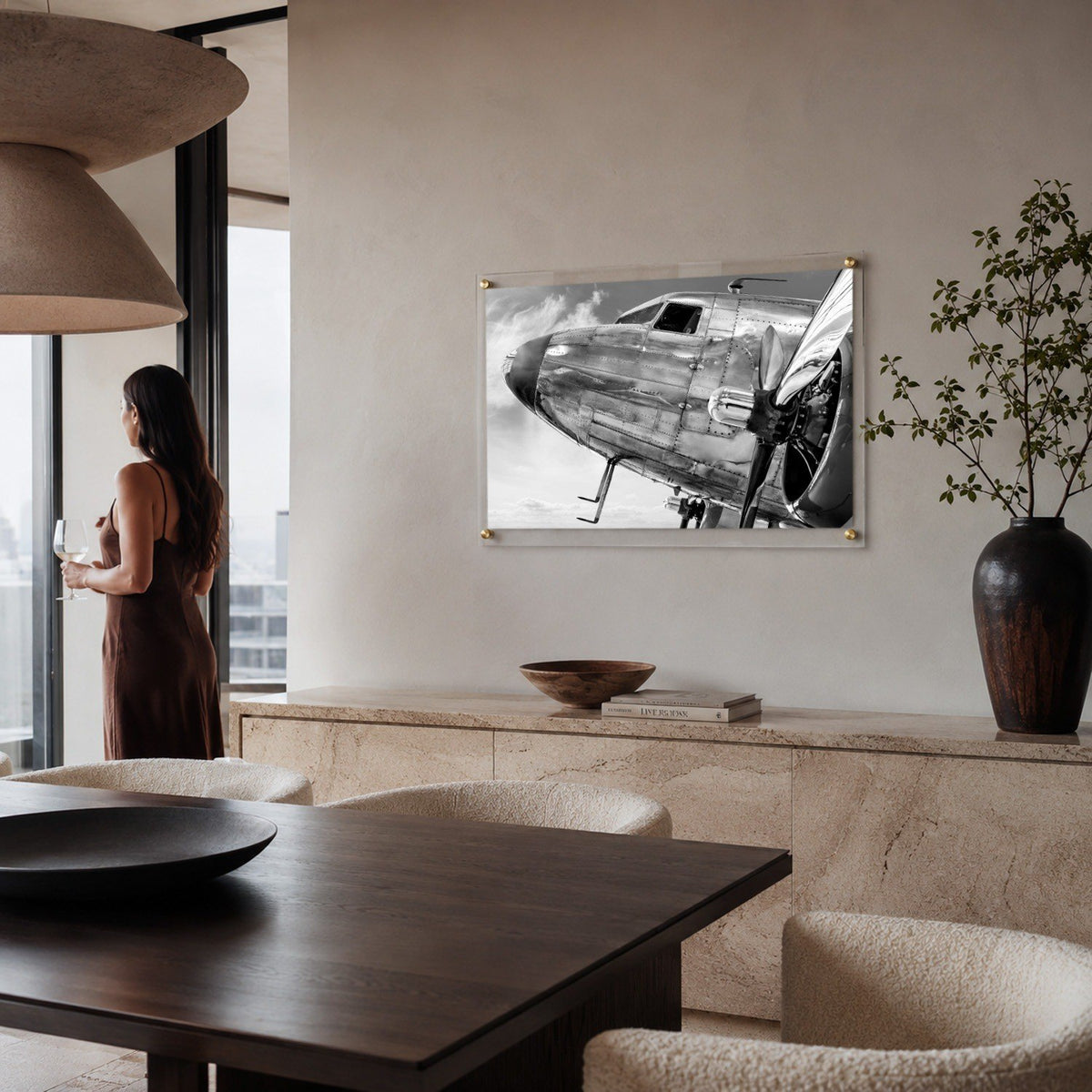 Plane and Simple Acrylic Wall Art Print