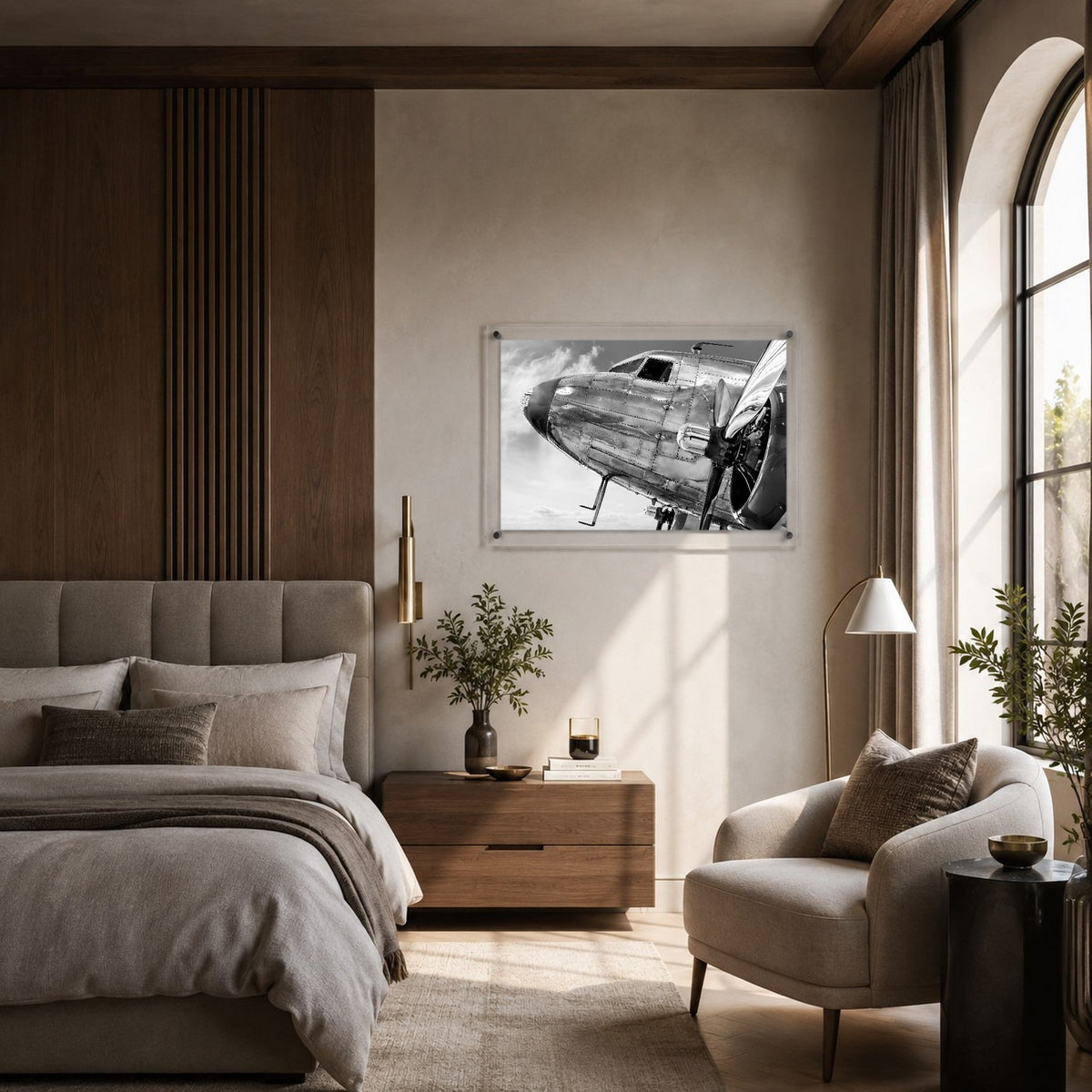 Plane and Simple Acrylic Wall Art Print