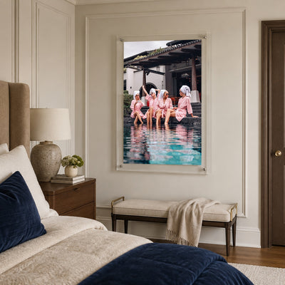 Breakfast at Brittany's Acrylic Wall Art Print - Vertical