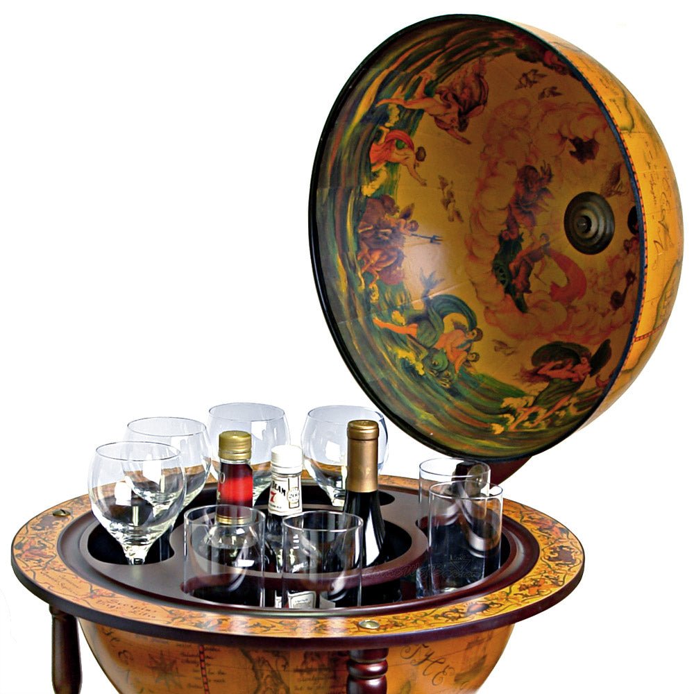 16th Century Italian Replica Globe Bar - 21 diameter