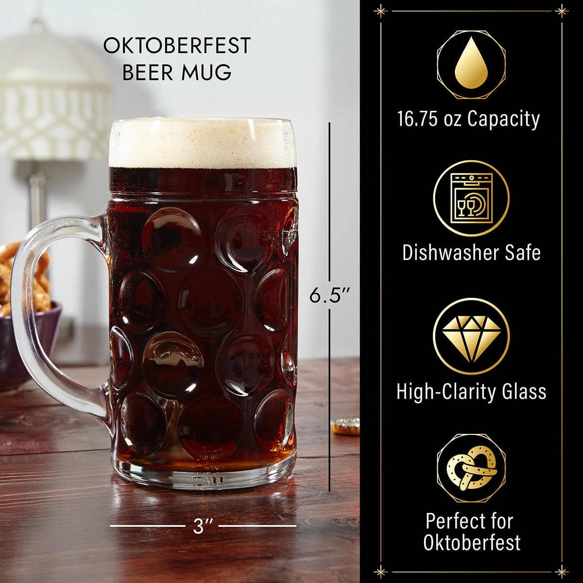Oktoberfest Custom Beer Mug