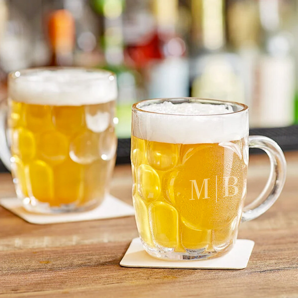 Custom Beer Mugs Britannia Dimple