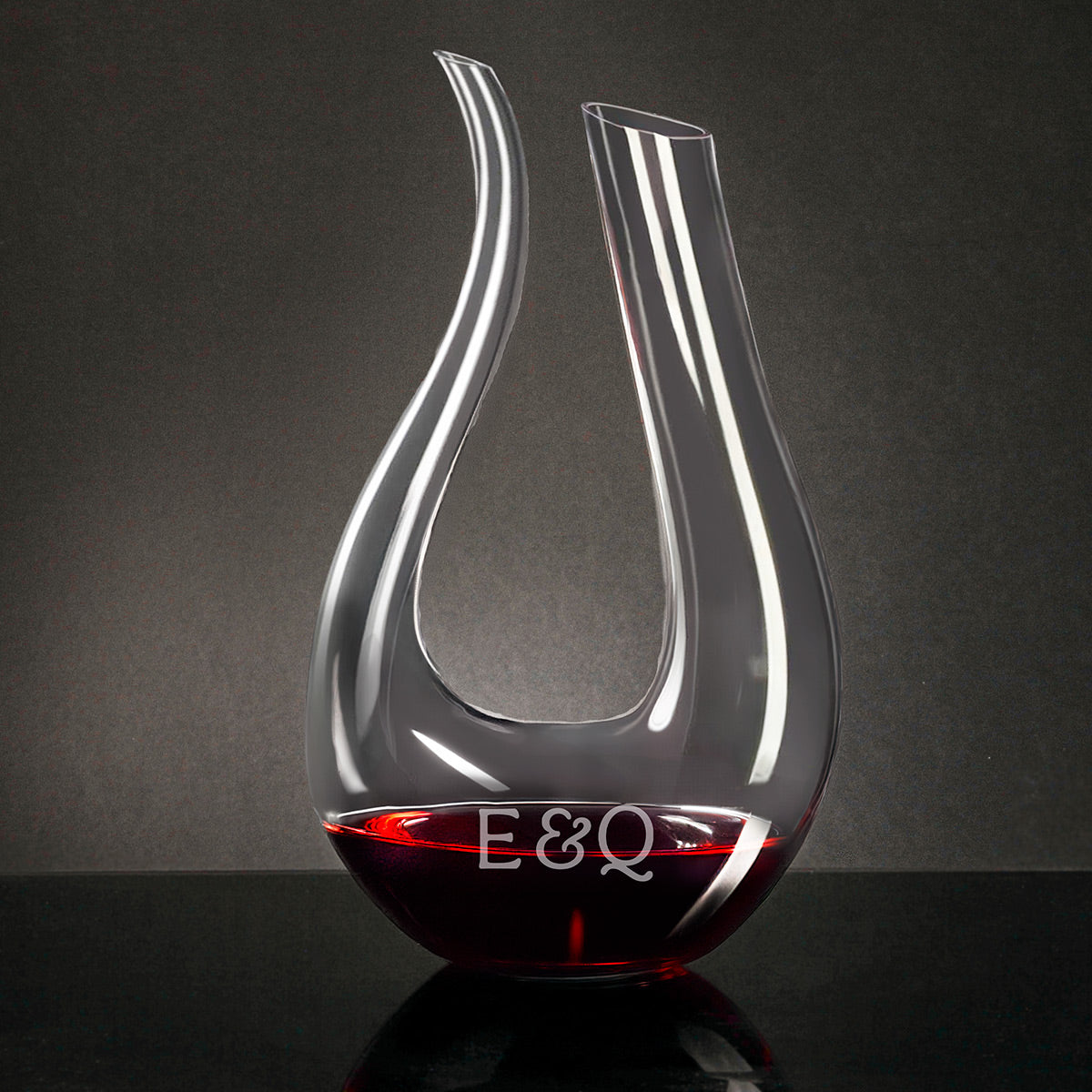 Dolcetto Custom Wine Carafe with Stemless Wine Glasses