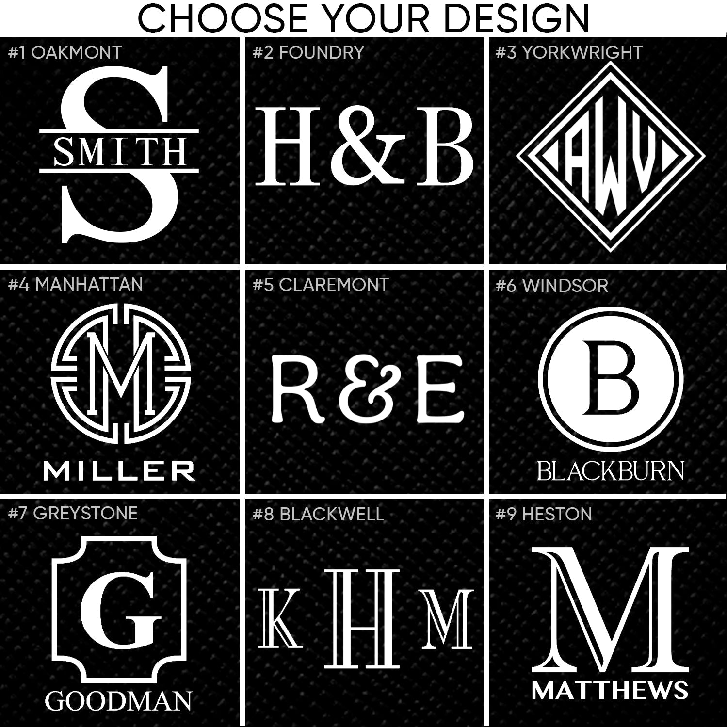 Wine Swatches design options