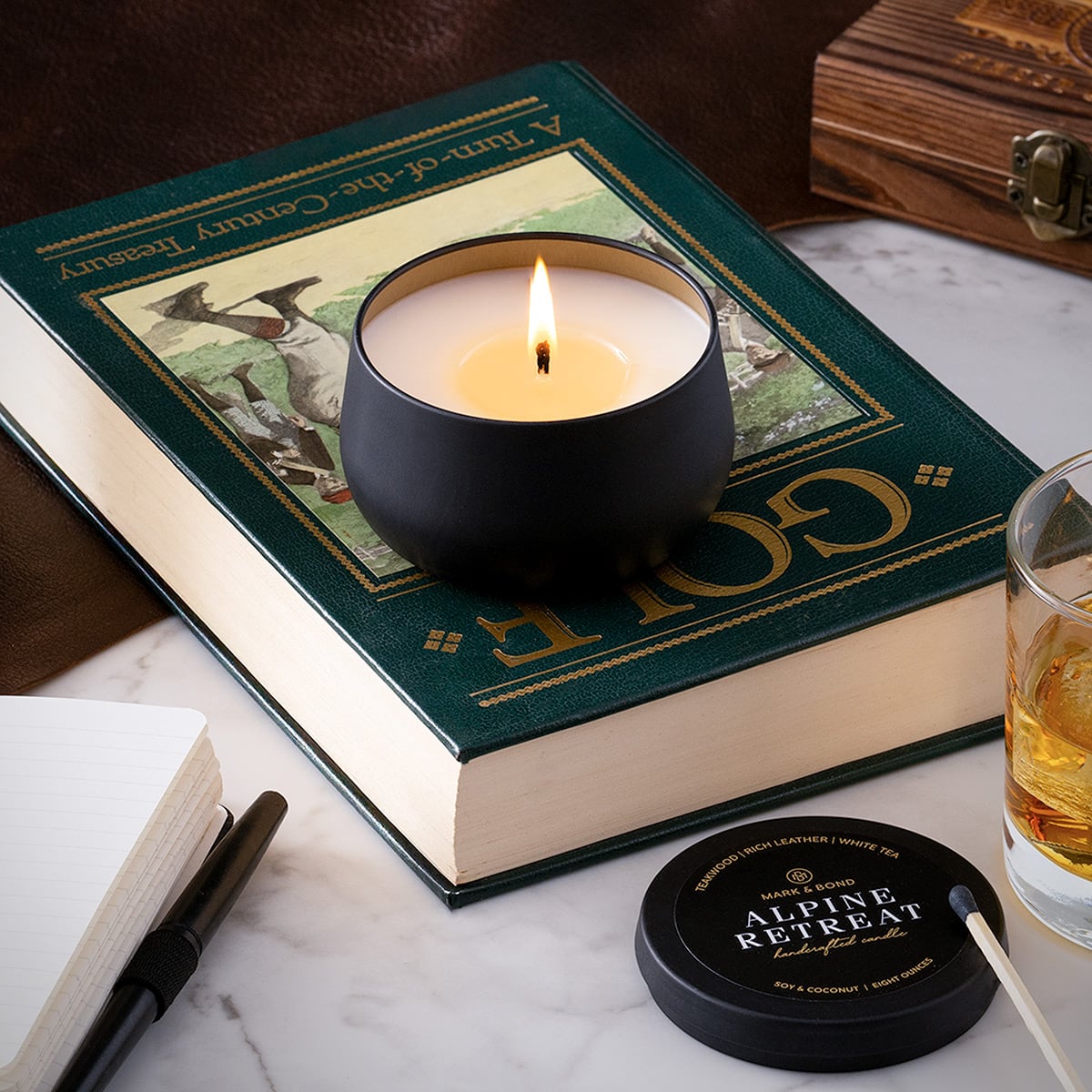 Alpine Retreat Luxury Candle, Scented, 40 - 45hrs