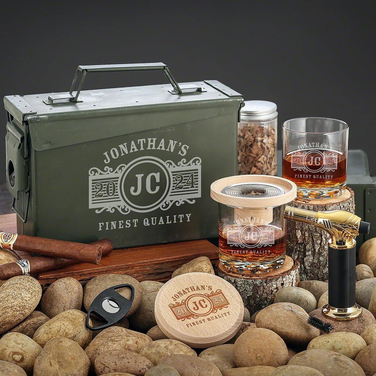 Ammo Can with Smoker Set