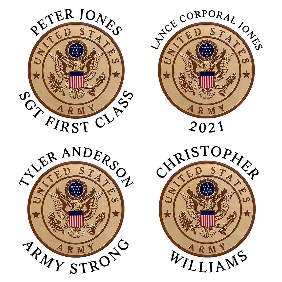 Army Gifts Engraved Argos Decanter Set with Box