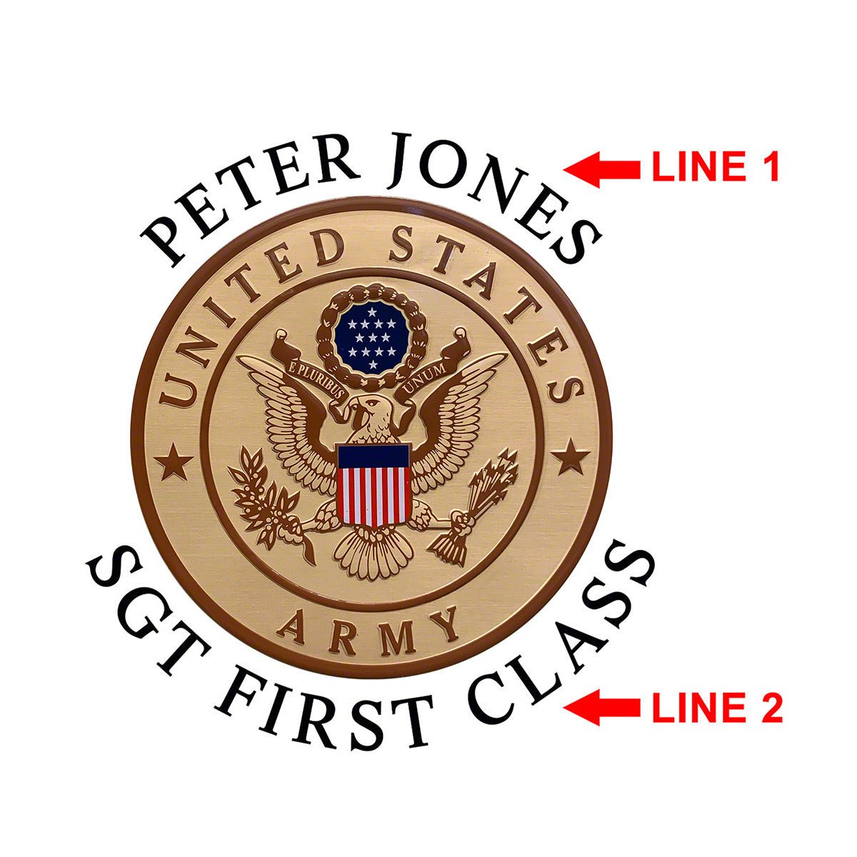 Army Gifts Engraved Argos Decanter Set with Box