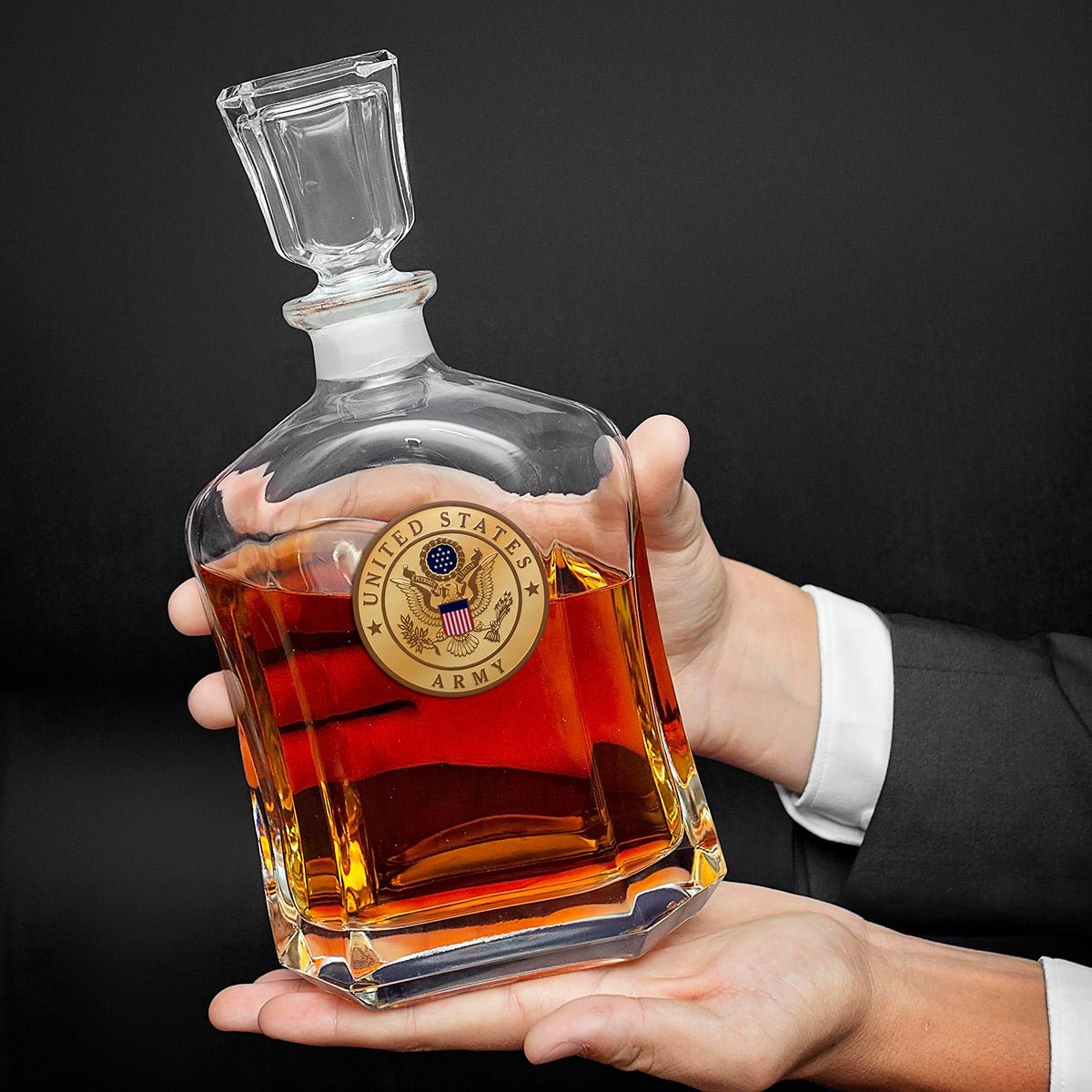 Army Personalized Argos Decanter & Eastham Glasses Military Gift Idea