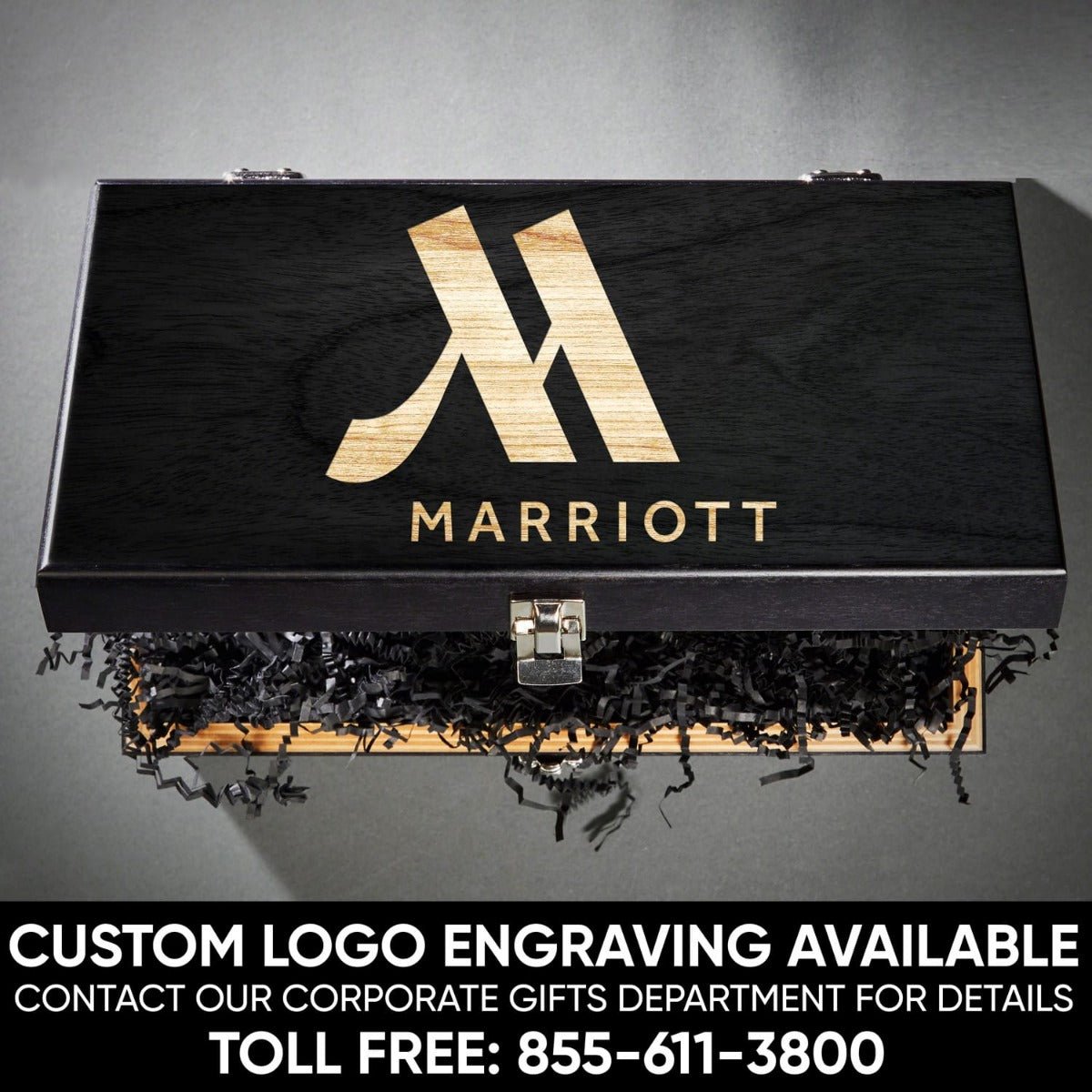 Baltic Birch Personalized Wood Box for Liquor Bottle