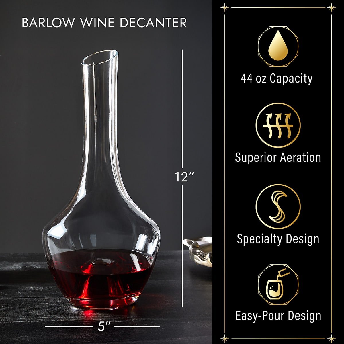 Barlow Personalized Wine Decanter Set