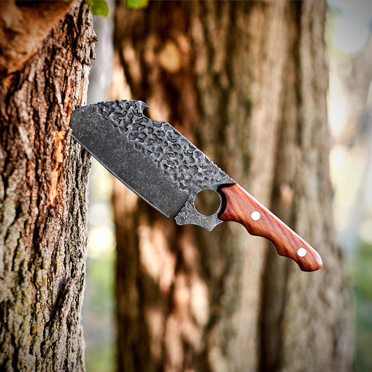 Be Bold Personalized Meat Cleaver Knife w Bottle Opener