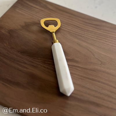 Bianco Marble Bottle Opener