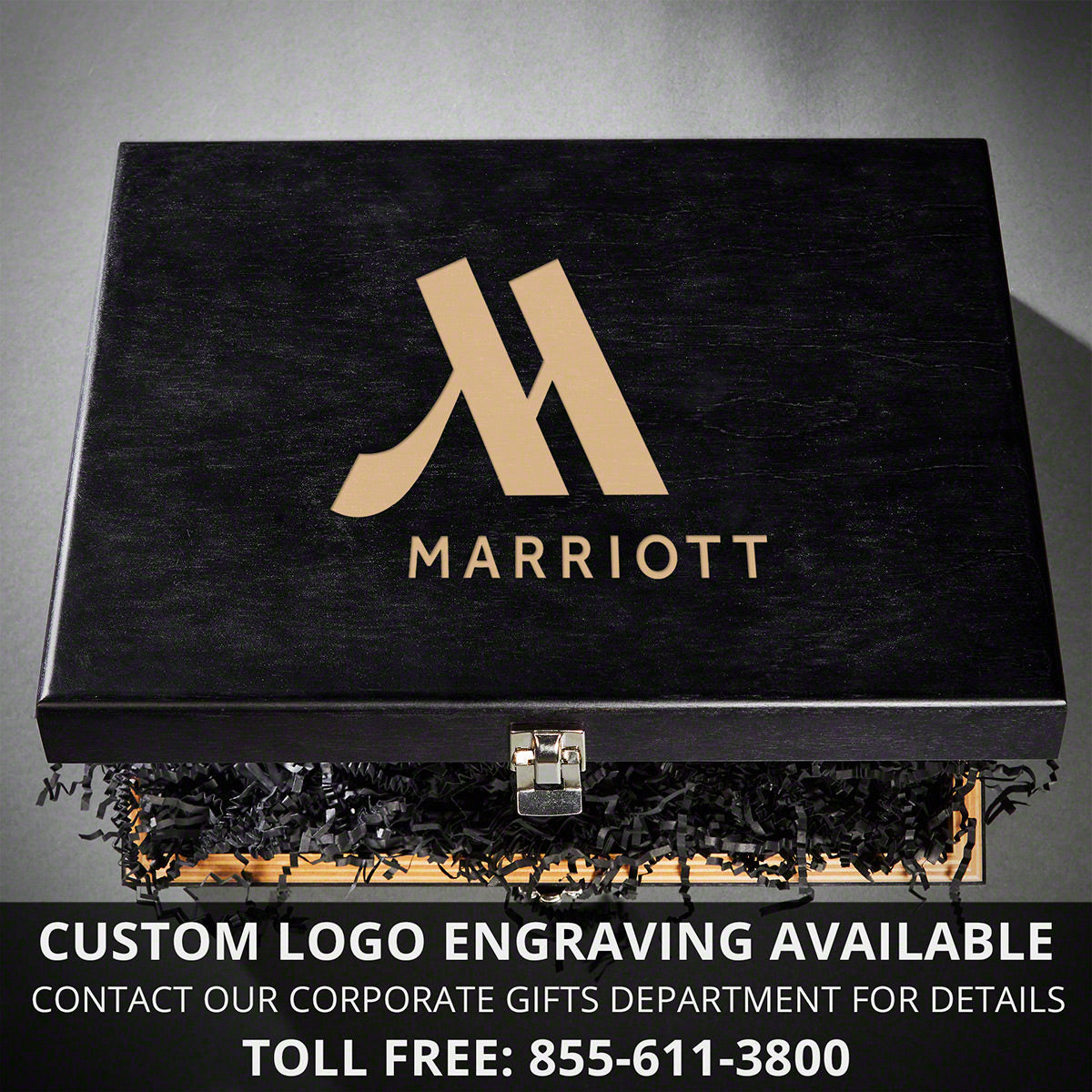 Custom Bourbon Decanter Set with 4 Square Glasses - Crafted Ebony Box