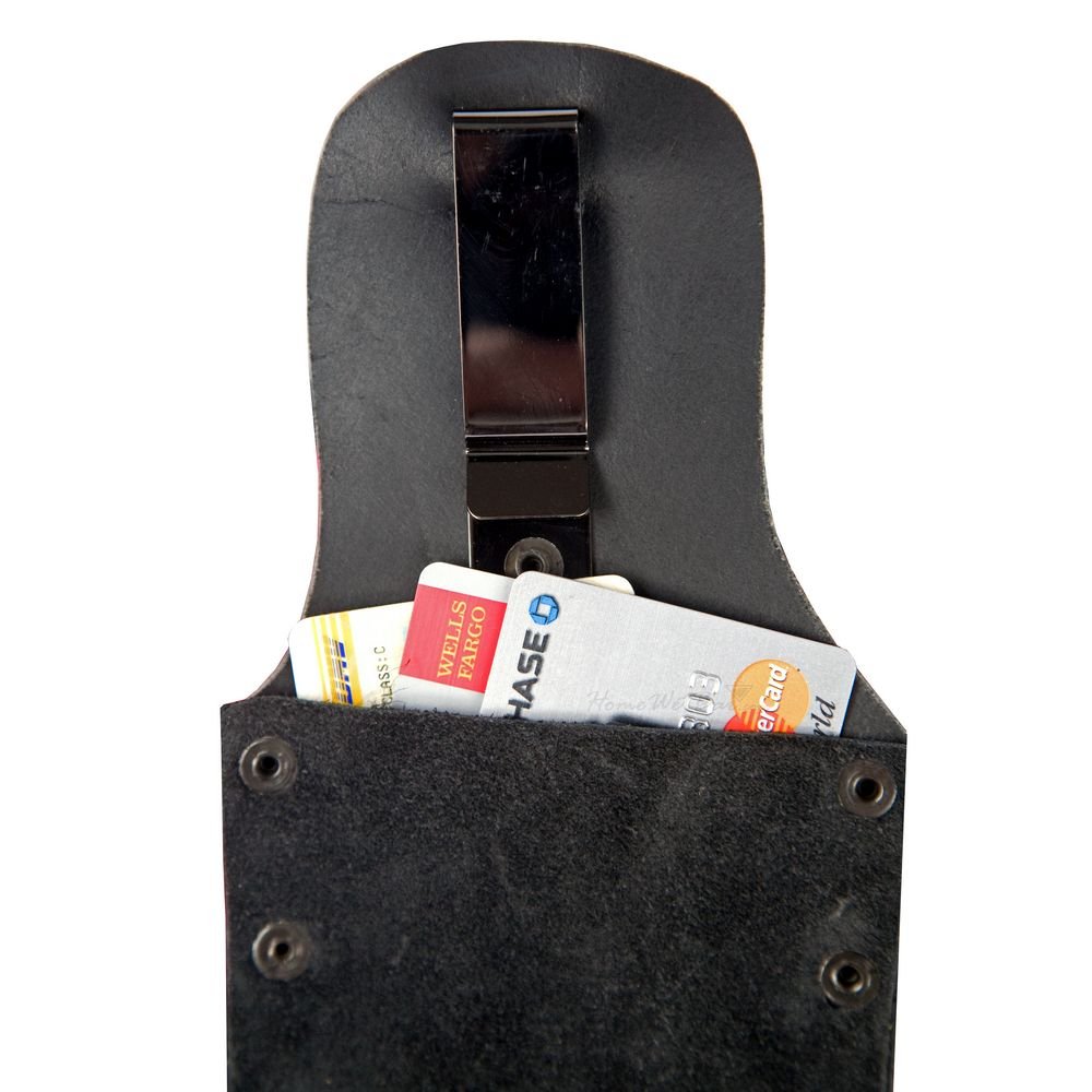 Black Leather Beer Holster