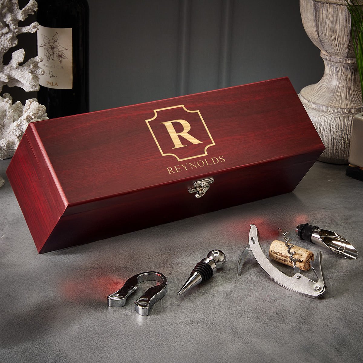 Bonacorso Wine Gift Box Set, Engravable