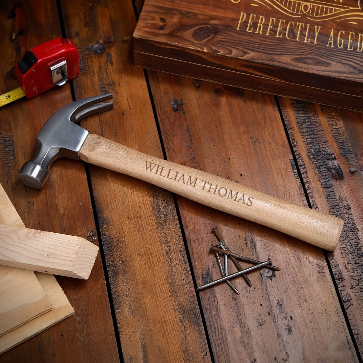 Bonds Built Personalized Hammer Gift for Dad, Grandpa
