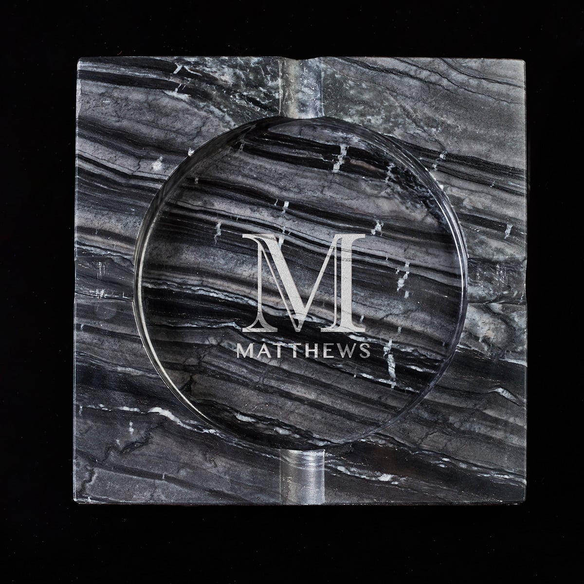 Bradford Custom Marble Cigar Ashtray