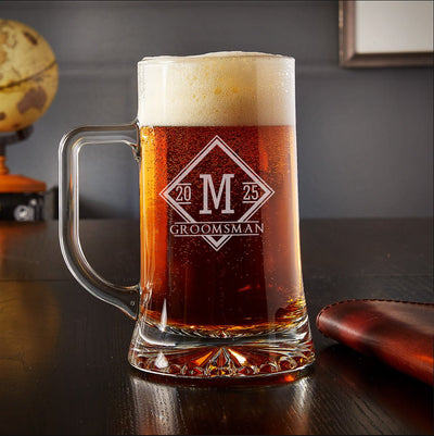 Brewmaster Personalized Groomsman Gift Beer Mug