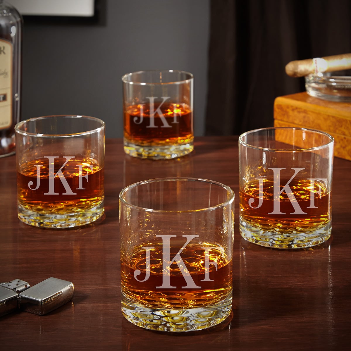 Buckman Whiskey Glasses, Set of 4