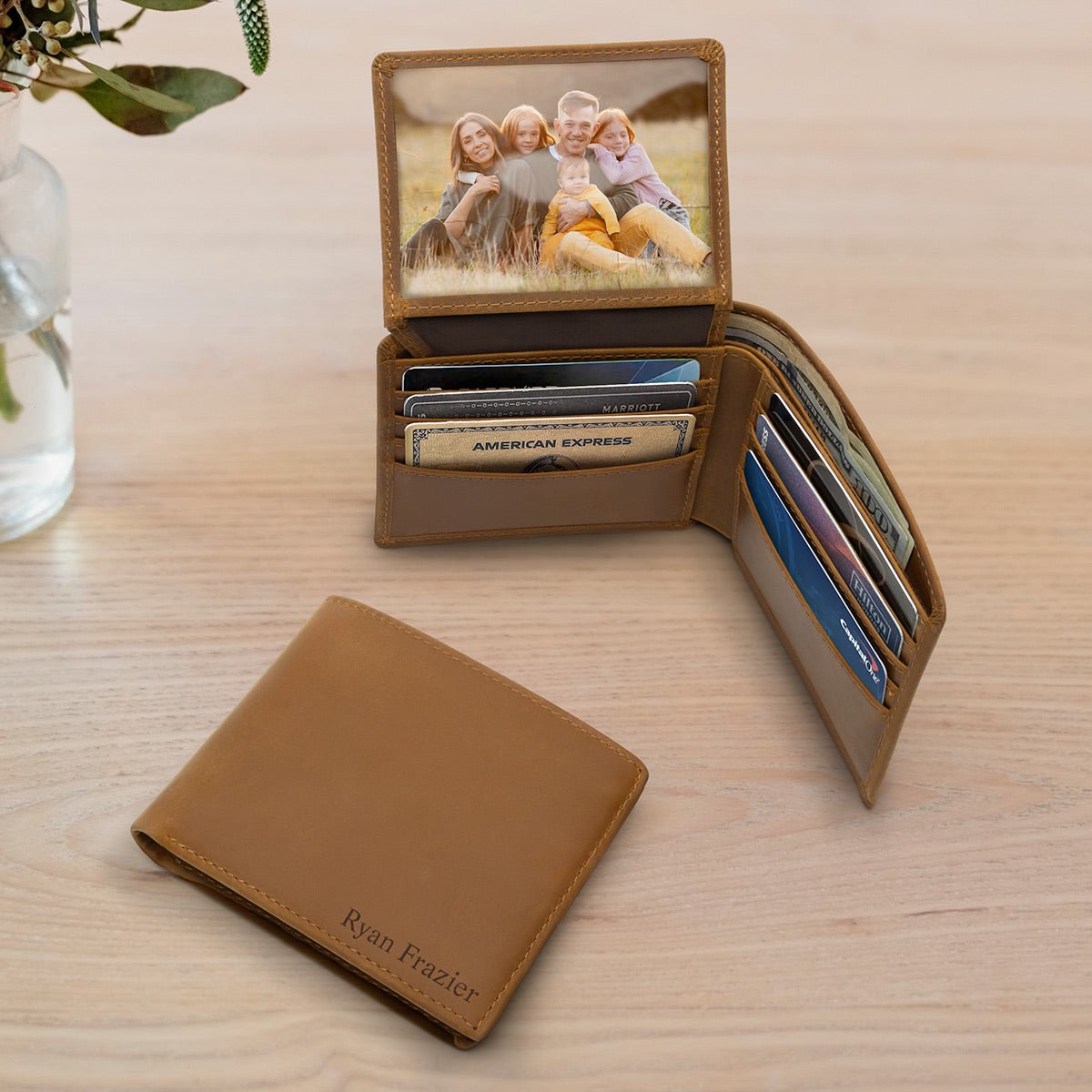 Callister Personalized Leather RFID Blocking Wallet