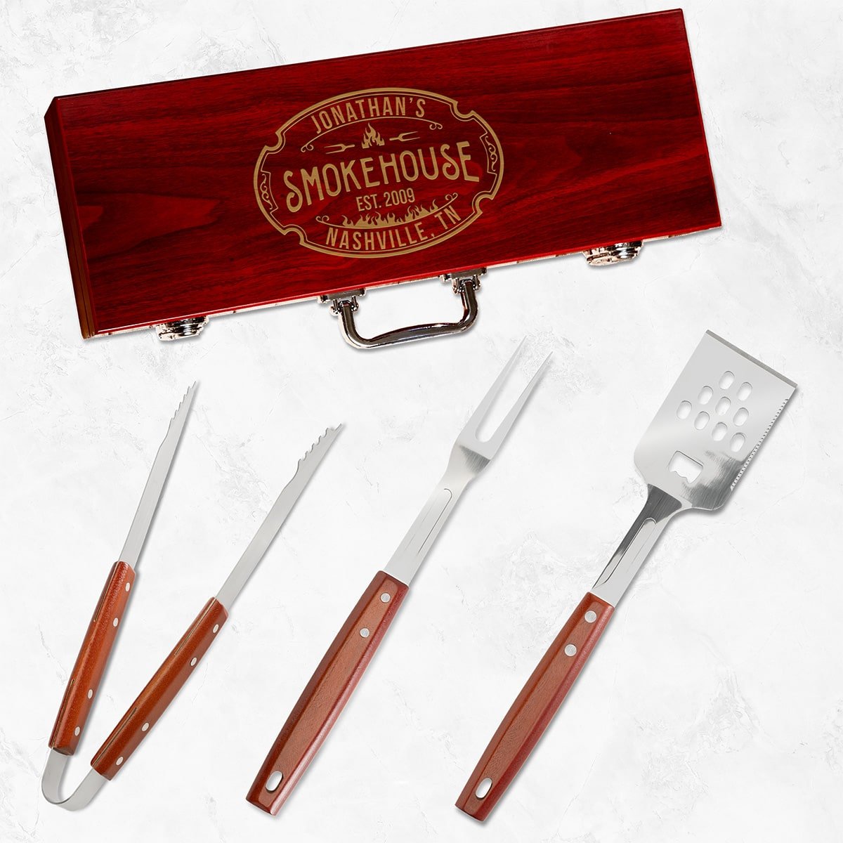 Carnivore's Delight Meat Lover BBQ Gift Basket w Grill Tools