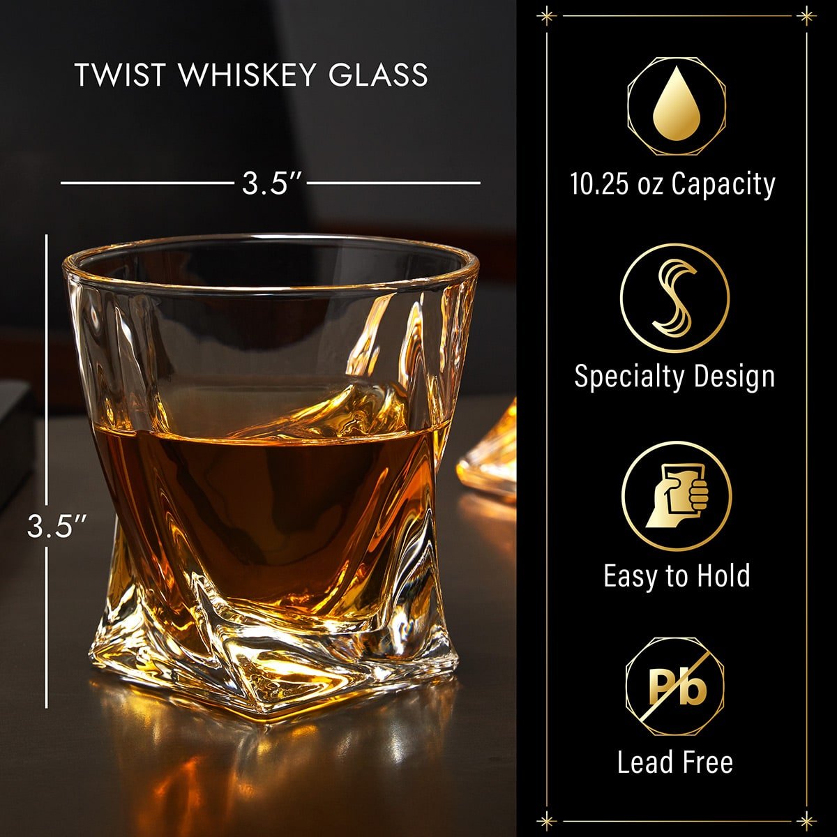 Classic Groomsman Engraved Twist Whiskey Groomsman Gift