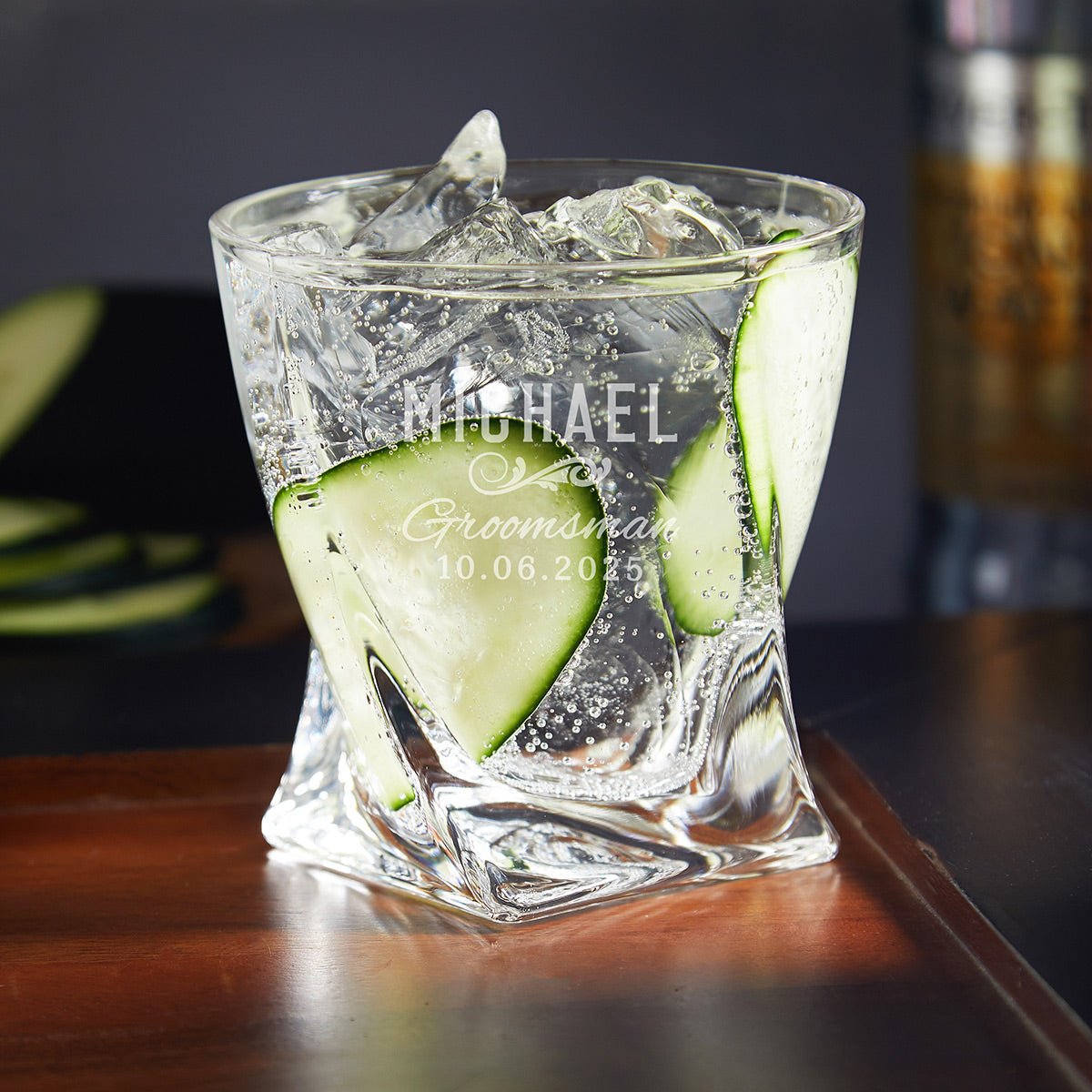 Classic Groomsman Engraved Twist Whiskey Groomsman Gift