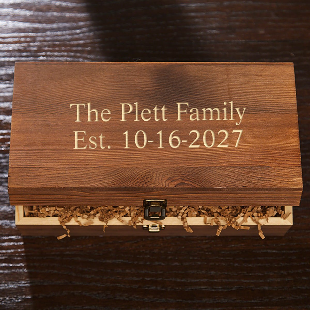 Custom Engraved Wooden Gift Box for Liquor Bottles