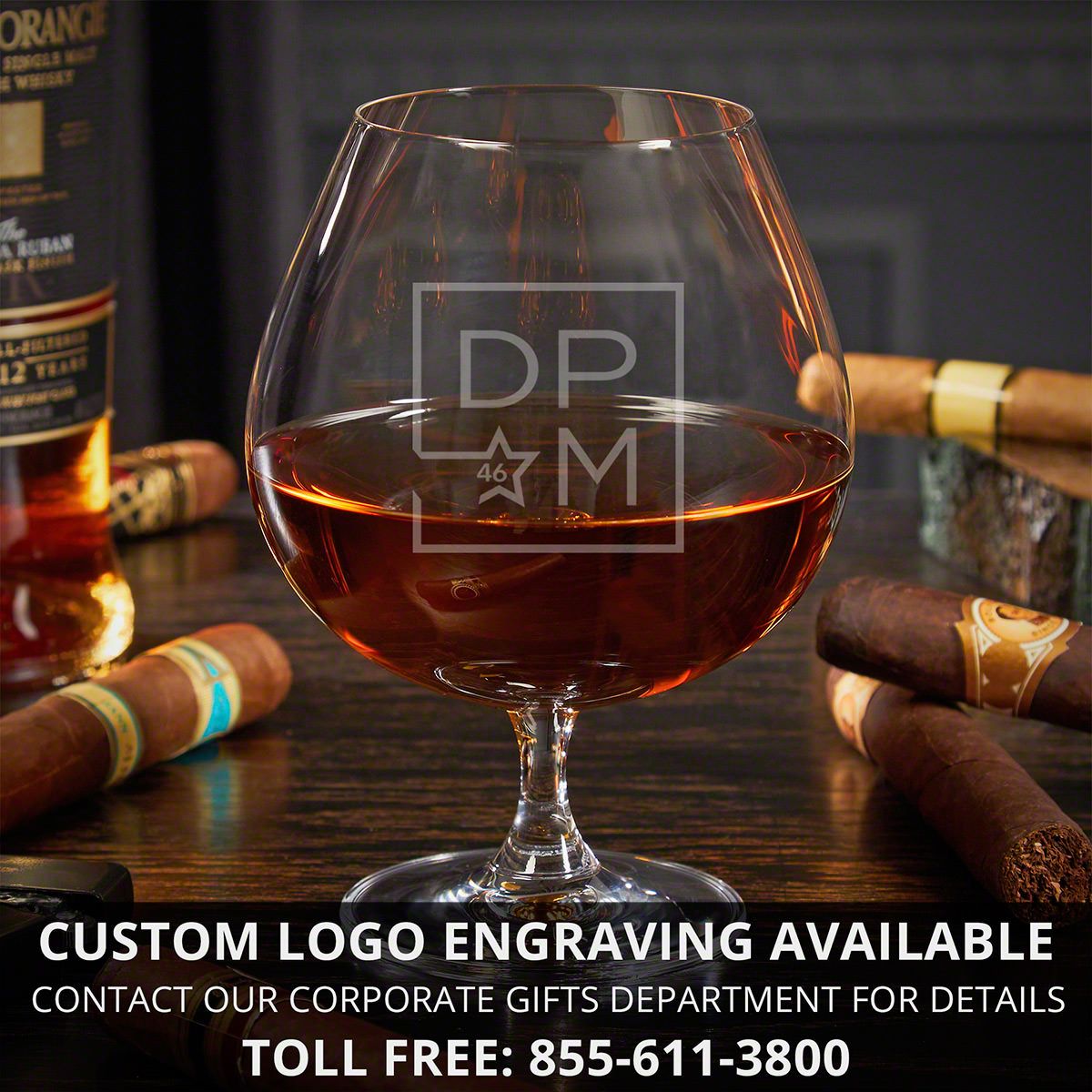 Custom Grand Cognac Glasses Set of 4