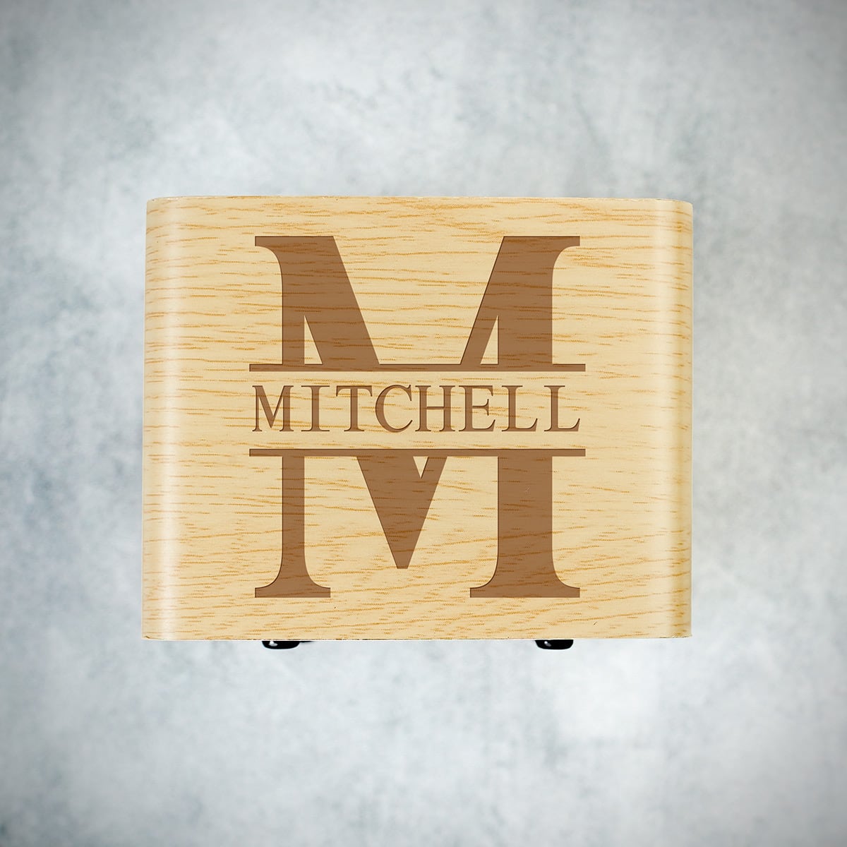 Custom Groomsmen Gift Bamboo Mini Bluetooth Speaker