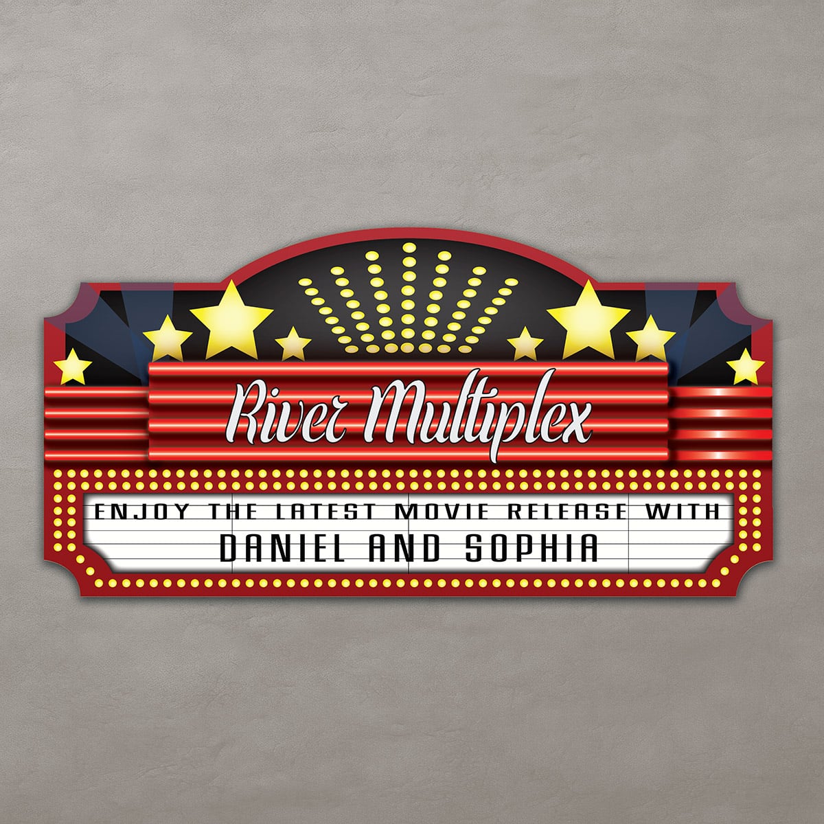 Custom Home Theater Movie Marquee Sign