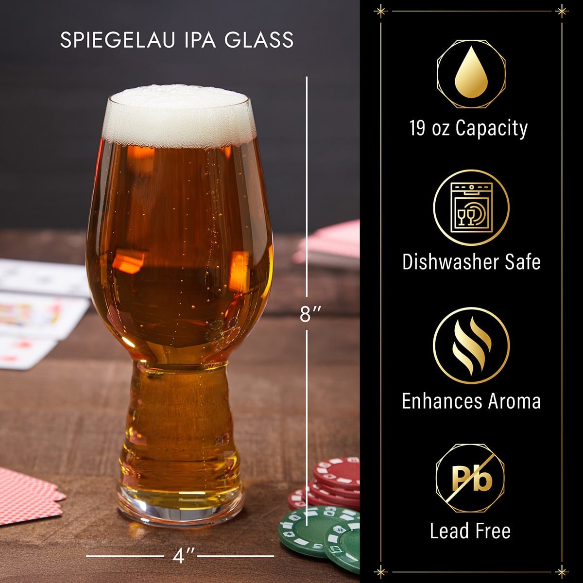 Custom Spiegelau IPA Glasses - Set of 2
