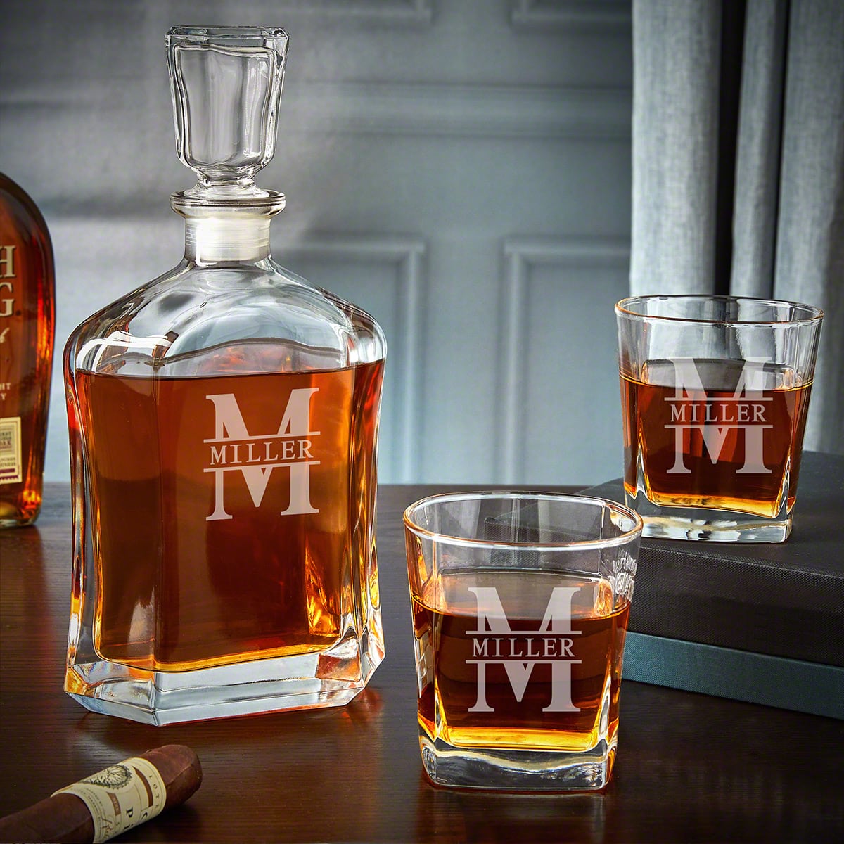 Custom Whiskey Decanter Set
