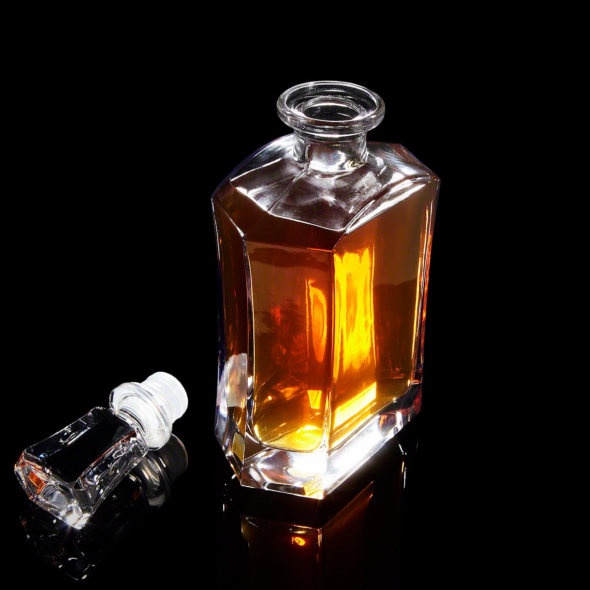 Customized Groomsmen Gifts Set of 5 Argos Decanters - Classic Groomsmen Design